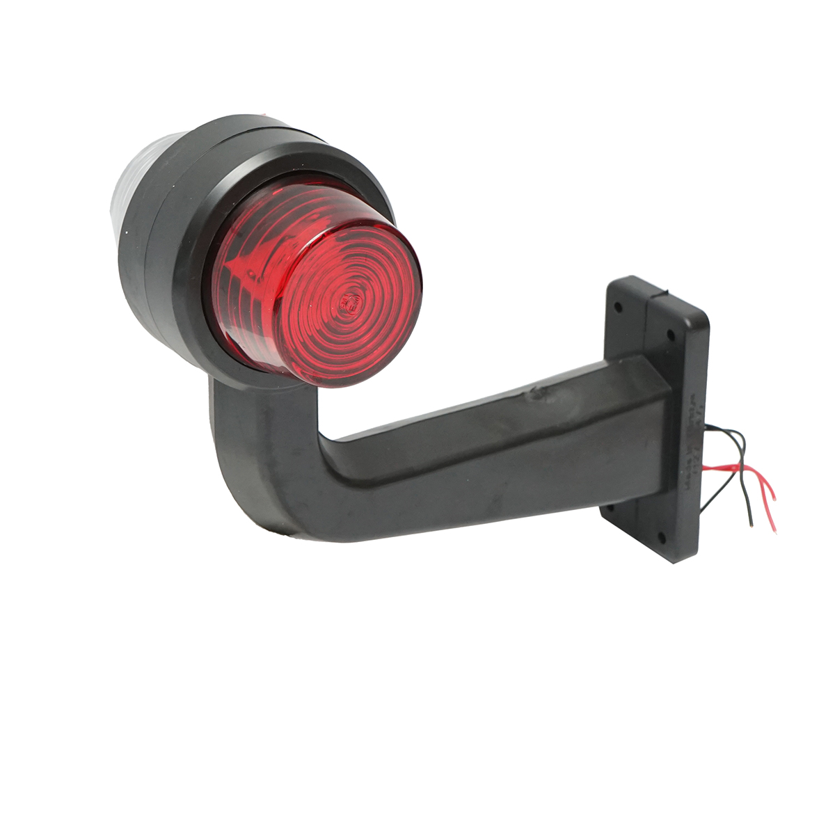 Set lampi laterale gabarit LED cu brat 12-24V, rosu-alb FR0157 Breckner Germany - imagine 4
