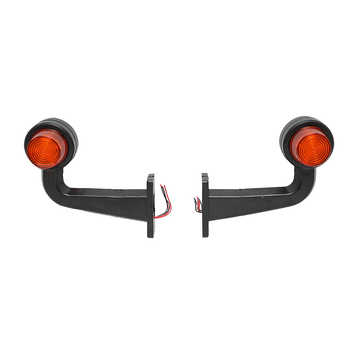 Set lampi laterale gabarit LED cu brat 12-24V, galben-rosu FR0157 Breckner Germany - imagine 2
