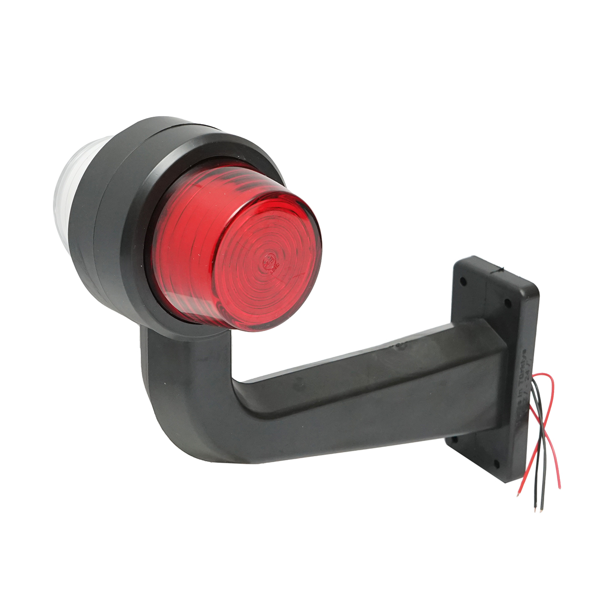 Set lampi laterale gabarit LED cu brat 12-24V, alb-rosu FR0158 Breckner Germany - imagine 4