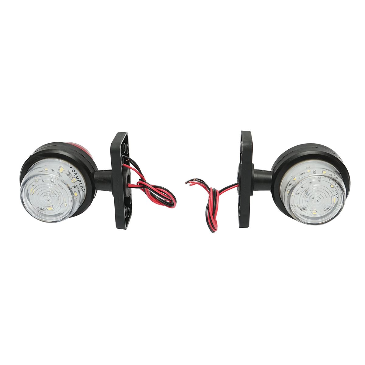 Lampa laterala gabarit rotativa LED 12-24V, alb-rosu FR0237 Breckner Germany - imagine 2