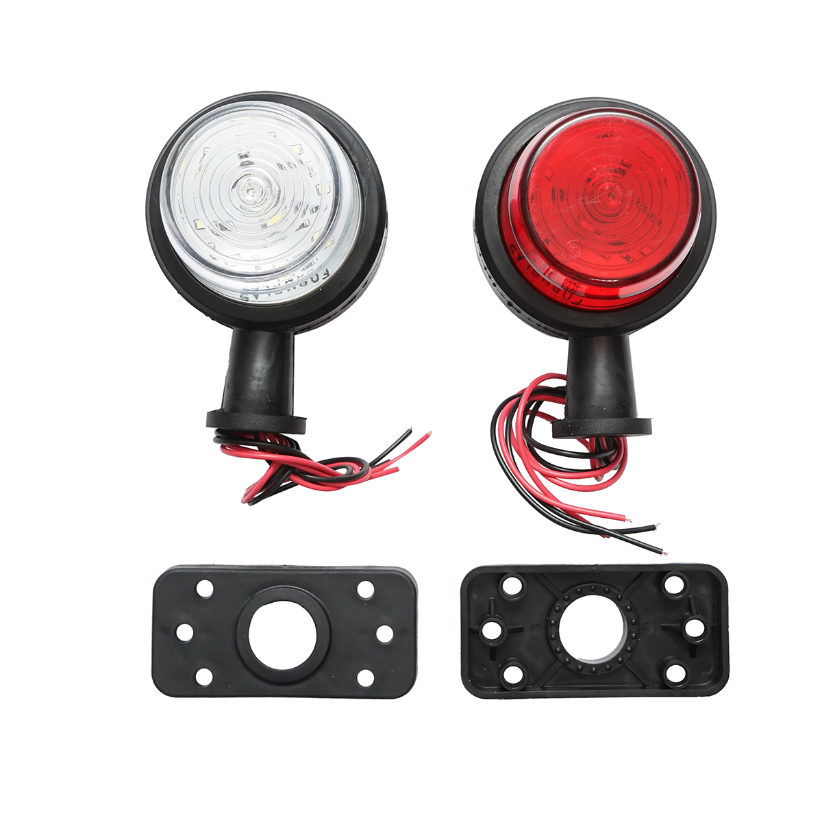 Lampa laterala gabarit rotativa LED 12-24V, alb-rosu FR0237 Breckner Germany