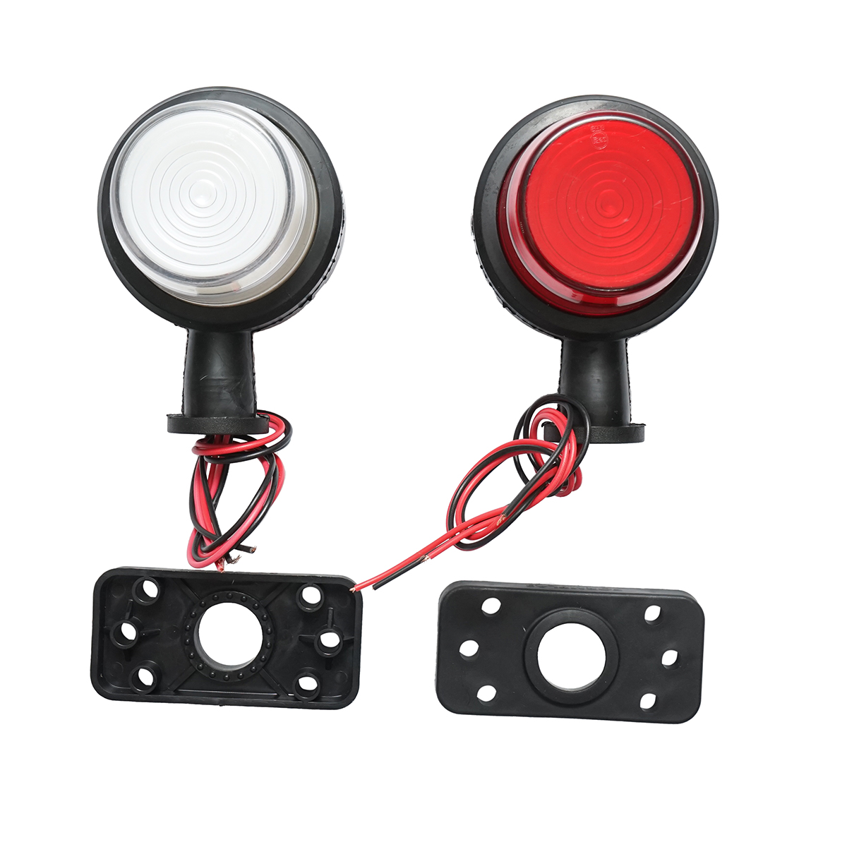 Lampa laterala gabarit rotativa LED NEON 12-24V, rosu-alb FR0238 Breckner Germany