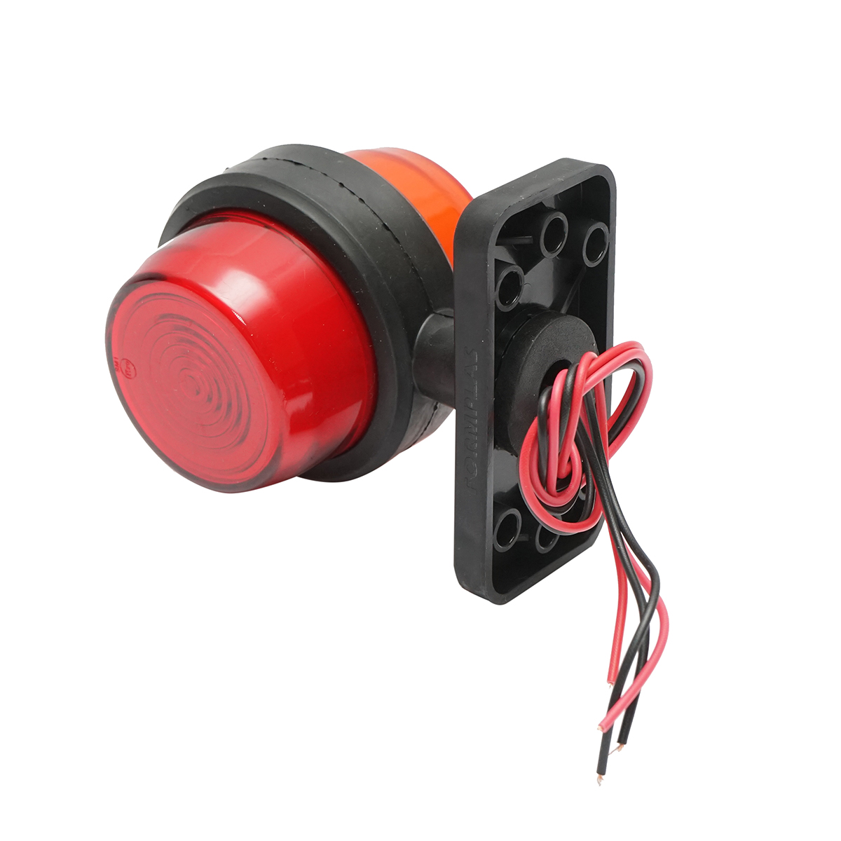 Lampa laterala gabarit rotativa LED NEON 12-24V, rosu-galben FR0238 Breckner Germany - imagine 5