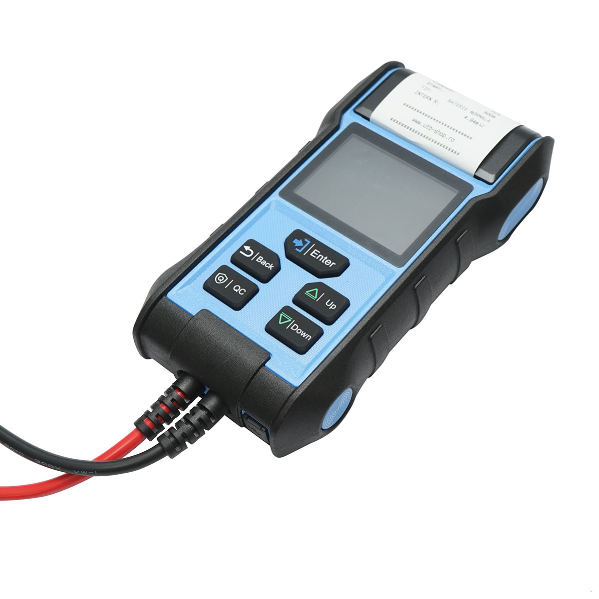 Tester baterie digital cu imprimanta 12-24V, testare 3-360 Ah, protectie polaritate inversa, afisaj LCD color - imagine 3