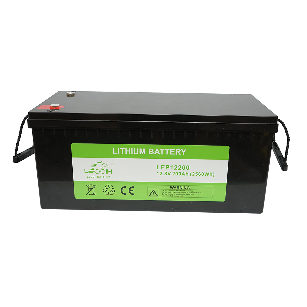Baterie Li-ion LiFePO4 12.8V 200Ah (2560Wh) LFP12200 pentru sisteme solare 522x240x224mm IP65 Leoch Battery