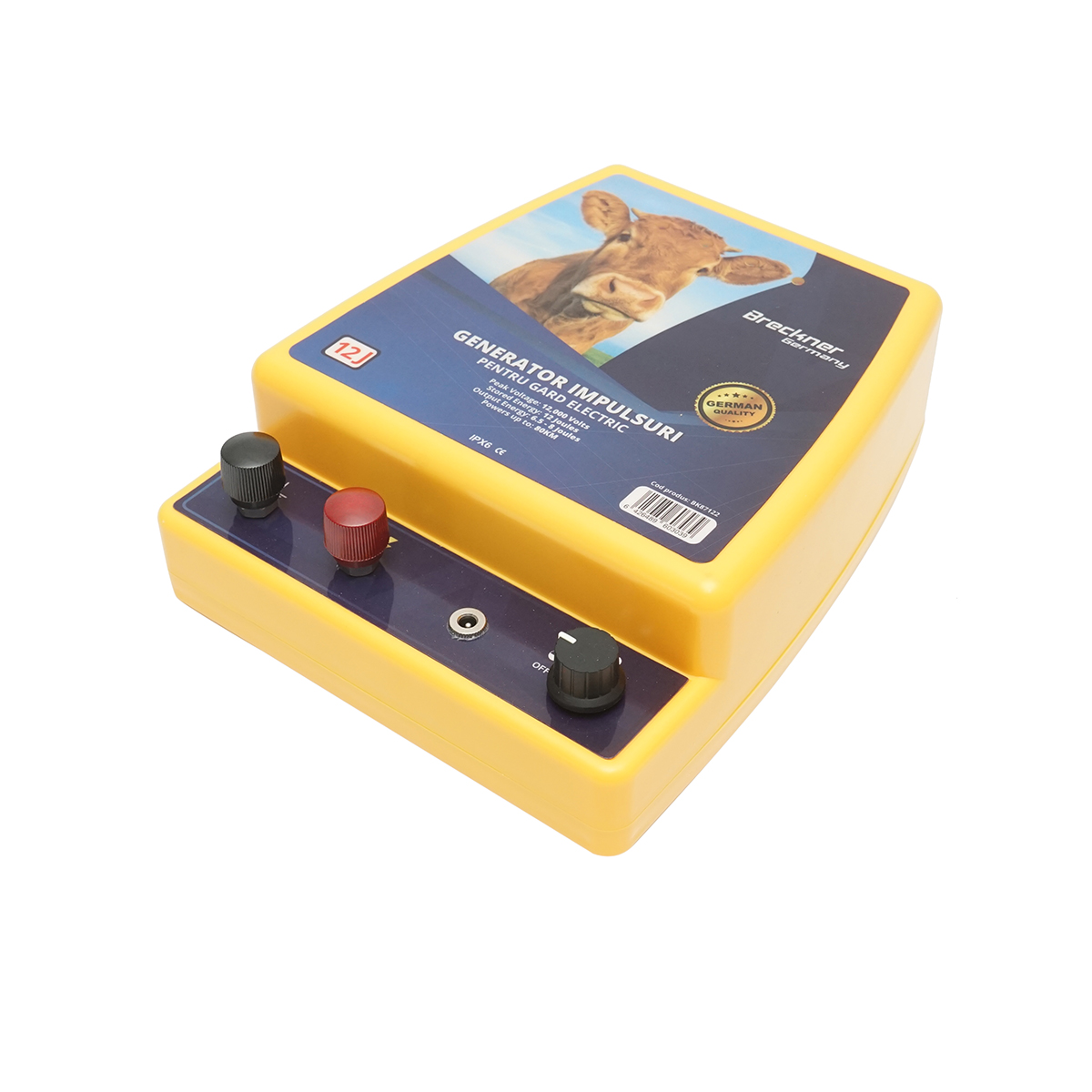 Aparat generator de impulsuri 12 Joule pentru gard electric 12V/220V Breckner Germany - imagine 2