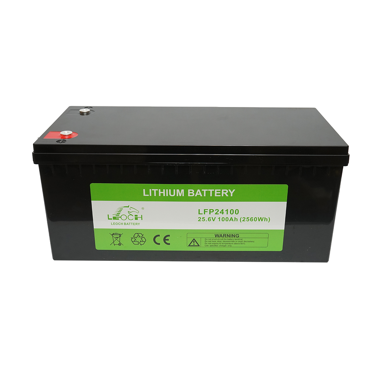 Baterie Li-ion LiFePO4 25.6V 100Ah (2560Wh) LFP24100 pentru sisteme solare 522x240x218mm IP65 Leoch Battery