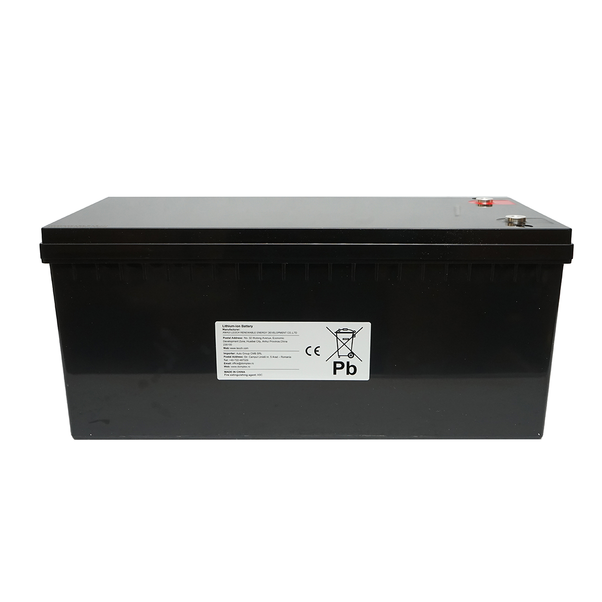 Baterie Li-ion LiFePO4 25.6V 100Ah (2560Wh) LFP24100 pentru sisteme solare 522x240x218mm IP65 Leoch Battery - imagine 2