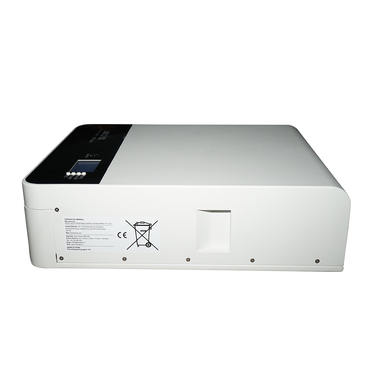 Baterie Li-ion LiFePO4 5.12kVA, 51.2V, 100Ah cu BMS, LCD display, protectie temperatura, conexiune in paralel Leoch Battery - imagine 3