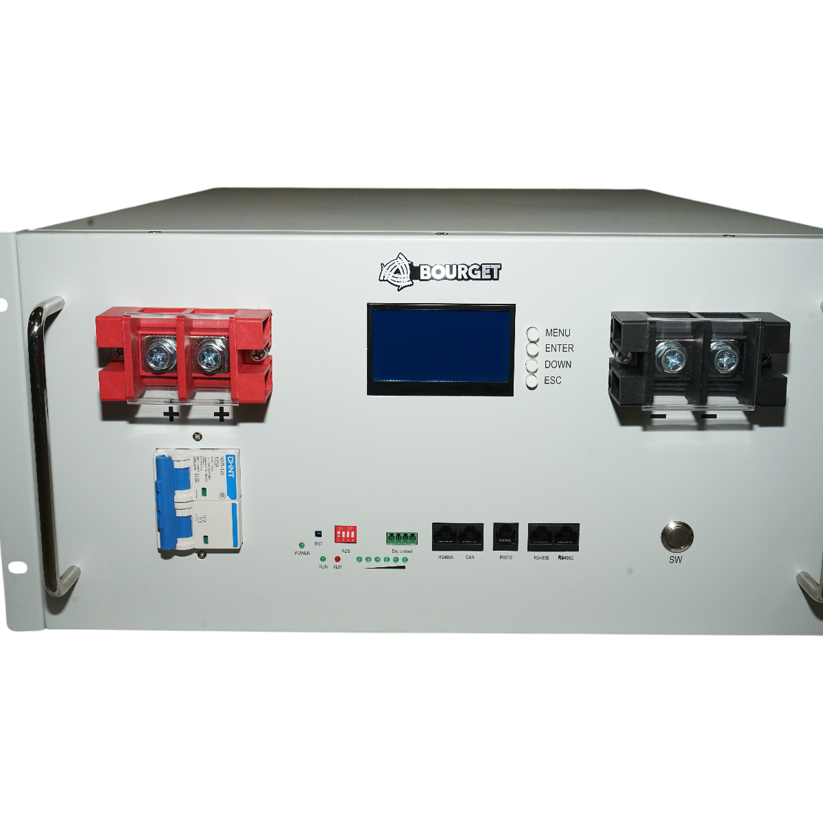 Baterie stocare Li-ion 10.24KW LiFePO4 51.2V, 200Ah cu BMS, LCD display, protectie temperatura, conexiune in paralel IP54 Bourget - imagine 5