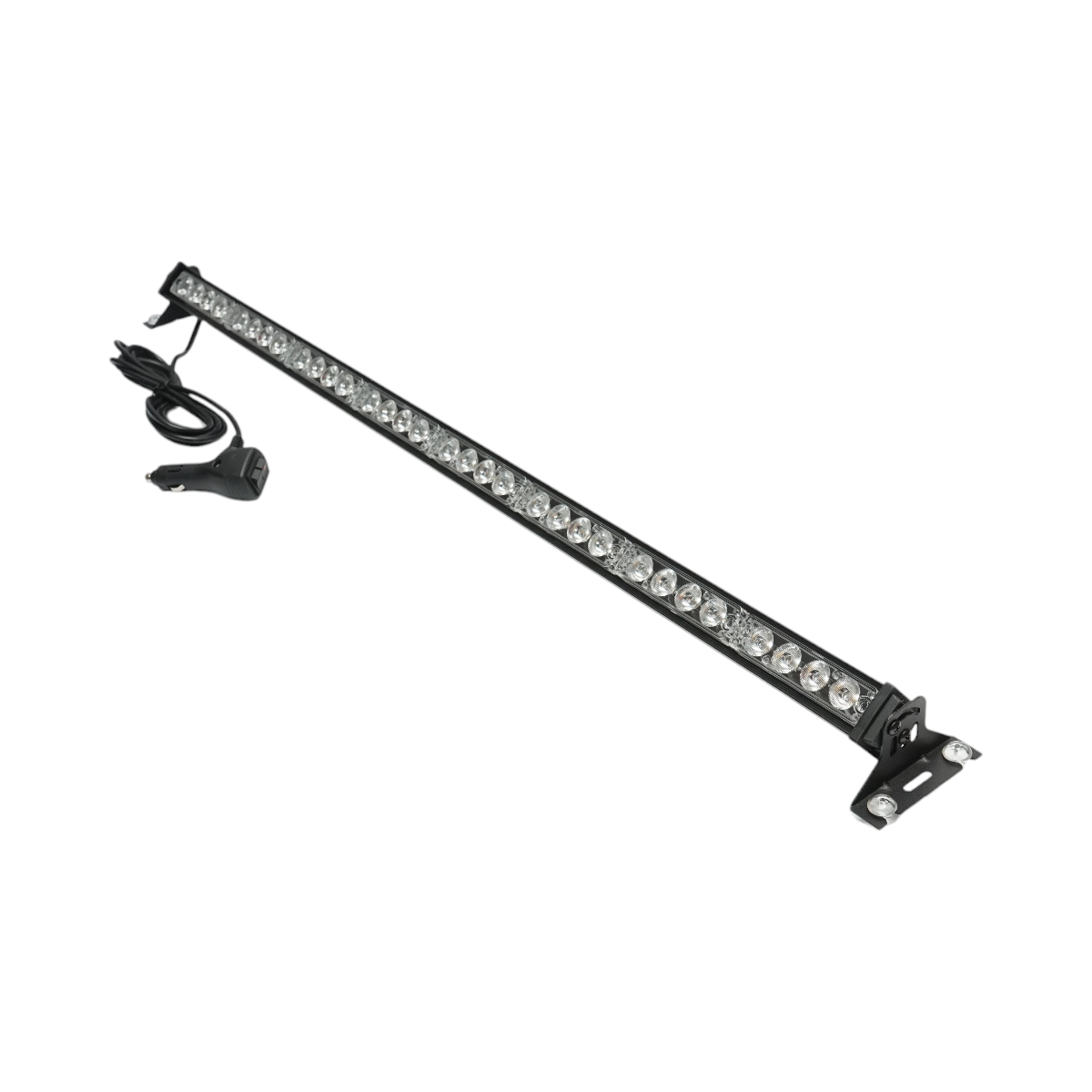 Bara LED stroboscopica 12V, 32W, 5 culori, carcasa aluminiu 860x80x30mm - imagine 3