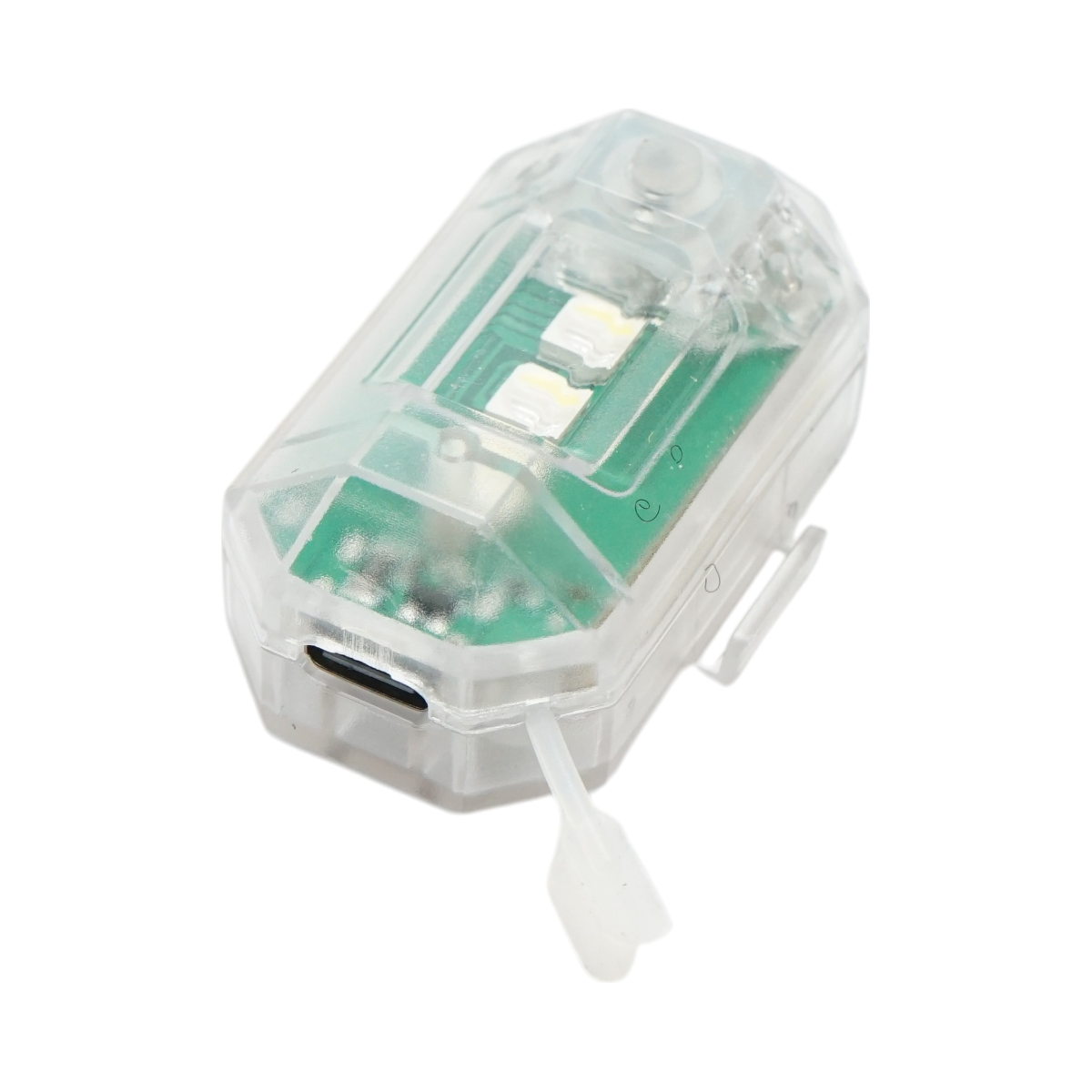 Lampa LED RGB stroboscopica cu telecomanda, 10 moduri, 8 culori, baterie litiu 150mAh reincarcabila USB-C IP65 - imagine 7