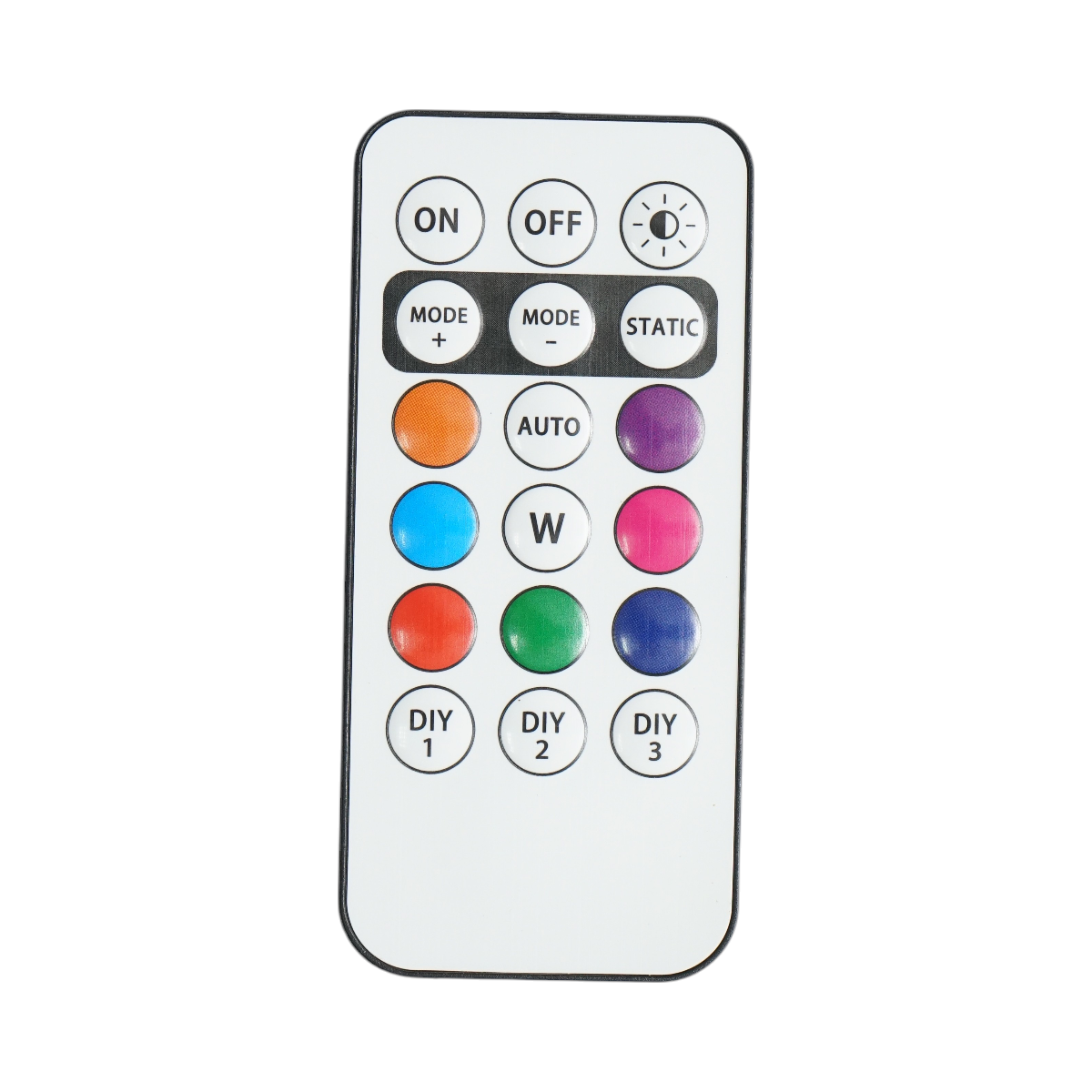 Lampa LED RGB stroboscopica cu telecomanda, 10 moduri, 8 culori, baterie litiu 150mAh reincarcabila USB-C IP65 - imagine 4