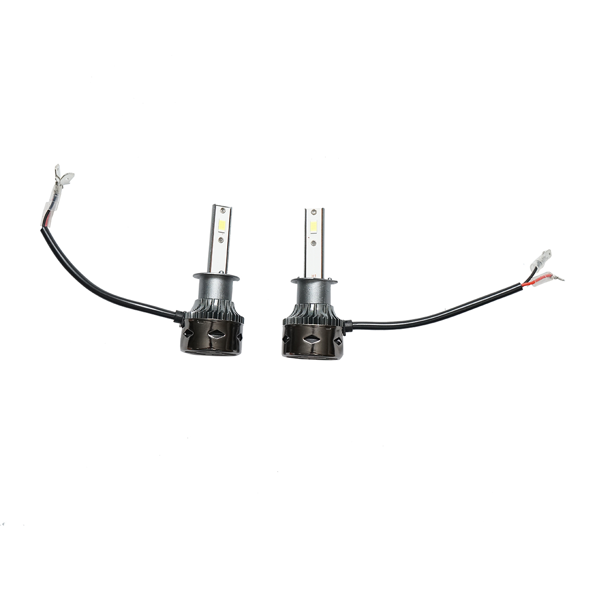 Set 2 becuri auto LED H1, 27W, 12V lumina alb rece - imagine 3