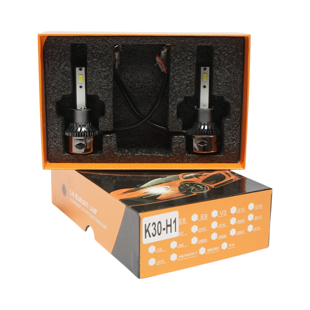 Set 2 becuri auto LED H1, 27W, 12V lumina alb rece