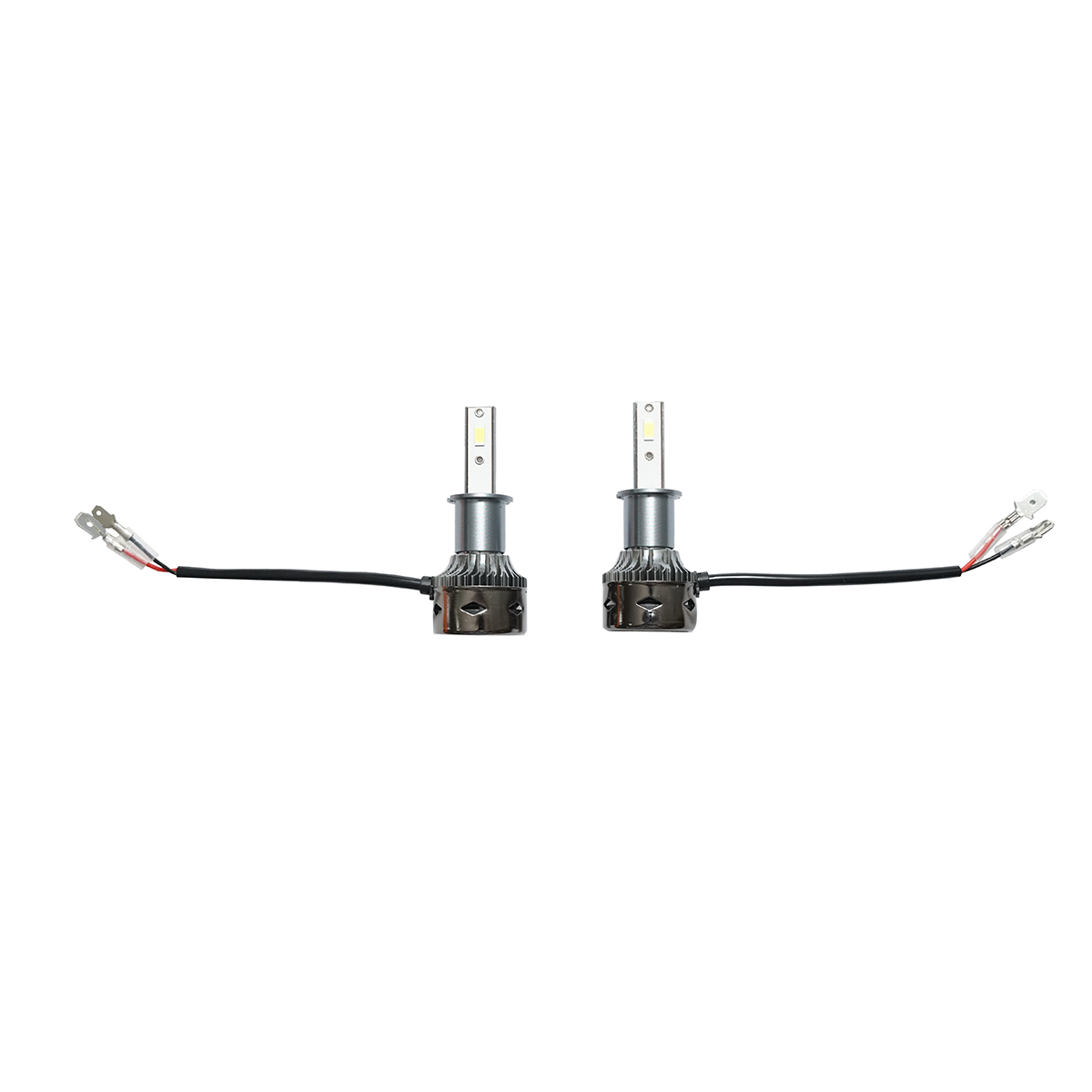Set 2 becuri auto LED H3, 27W, 12V lumina alb rece - imagine 3