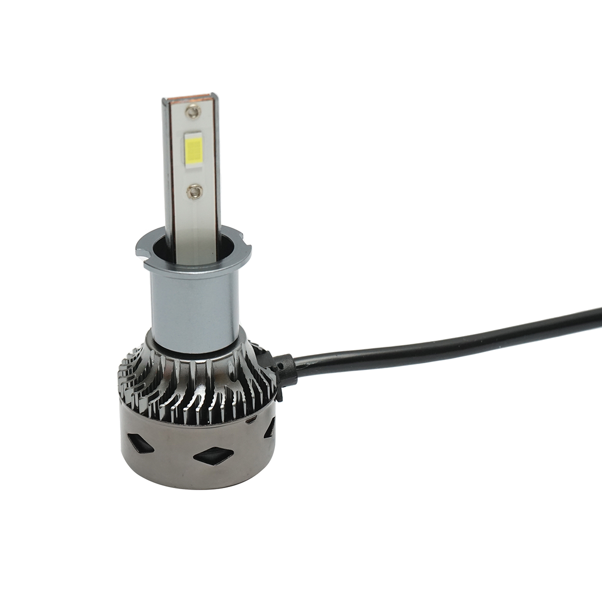 Set 2 becuri auto LED H3, 27W, 12V lumina alb rece - imagine 6