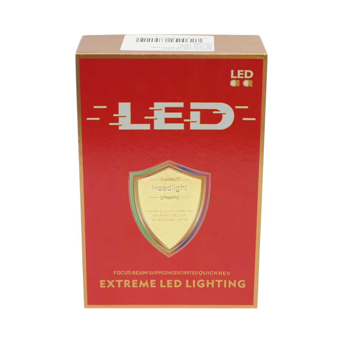 Set 2 becuri auto LED H7, 60W, 12-36V lumina alb rece - imagine 2