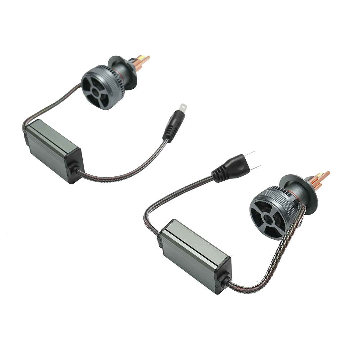 Set 2 becuri auto LED H7, 60W, 12-36V lumina alb rece - imagine 4