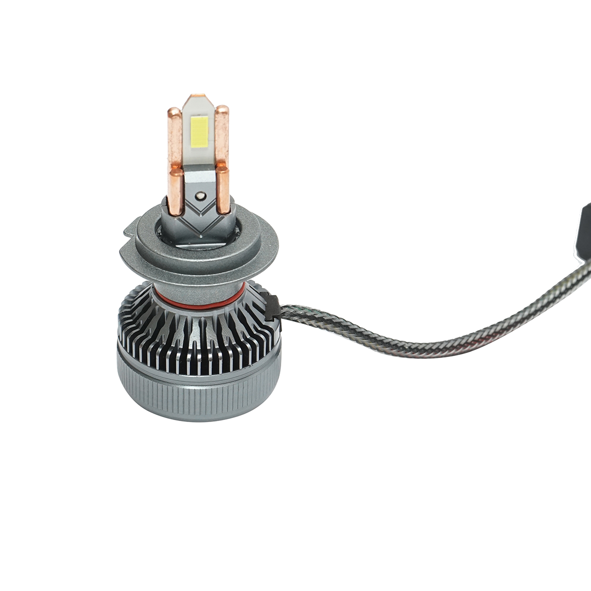 Set 2 becuri auto LED H7, 60W, 12-36V lumina alb rece - imagine 7