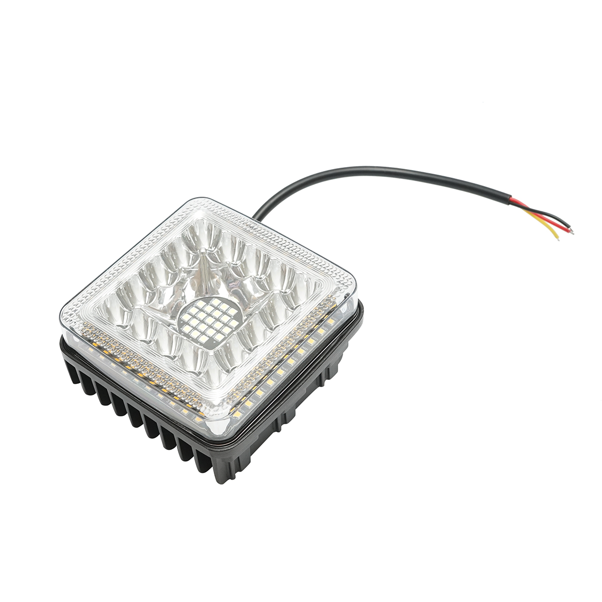 Lampa LED 9-36V, 40W, culoare alb-galben, carcasa aluminiu 110x107x50mm - imagine 4
