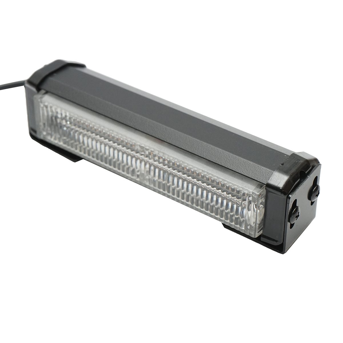 Set 2 lampi LED galbene 12V, 18W, 17 moduri stroboscopice, carcasa aluminiu 165x42x42mm - imagine 5
