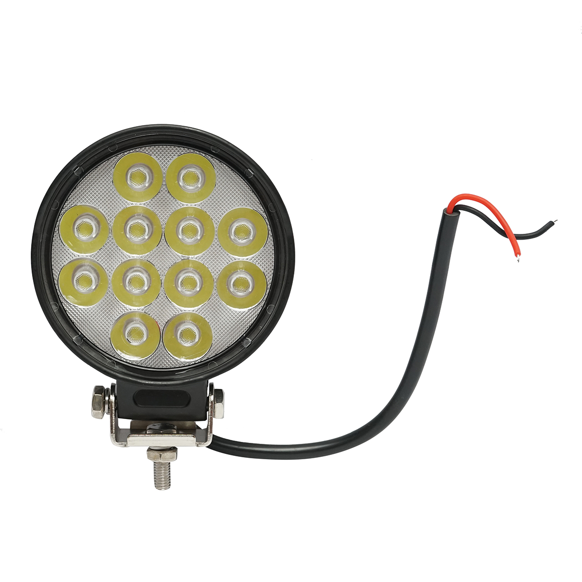 Proiector LED rotund tip spot 12-60V, 36W, carcasa aluminiu 115x115x45mm