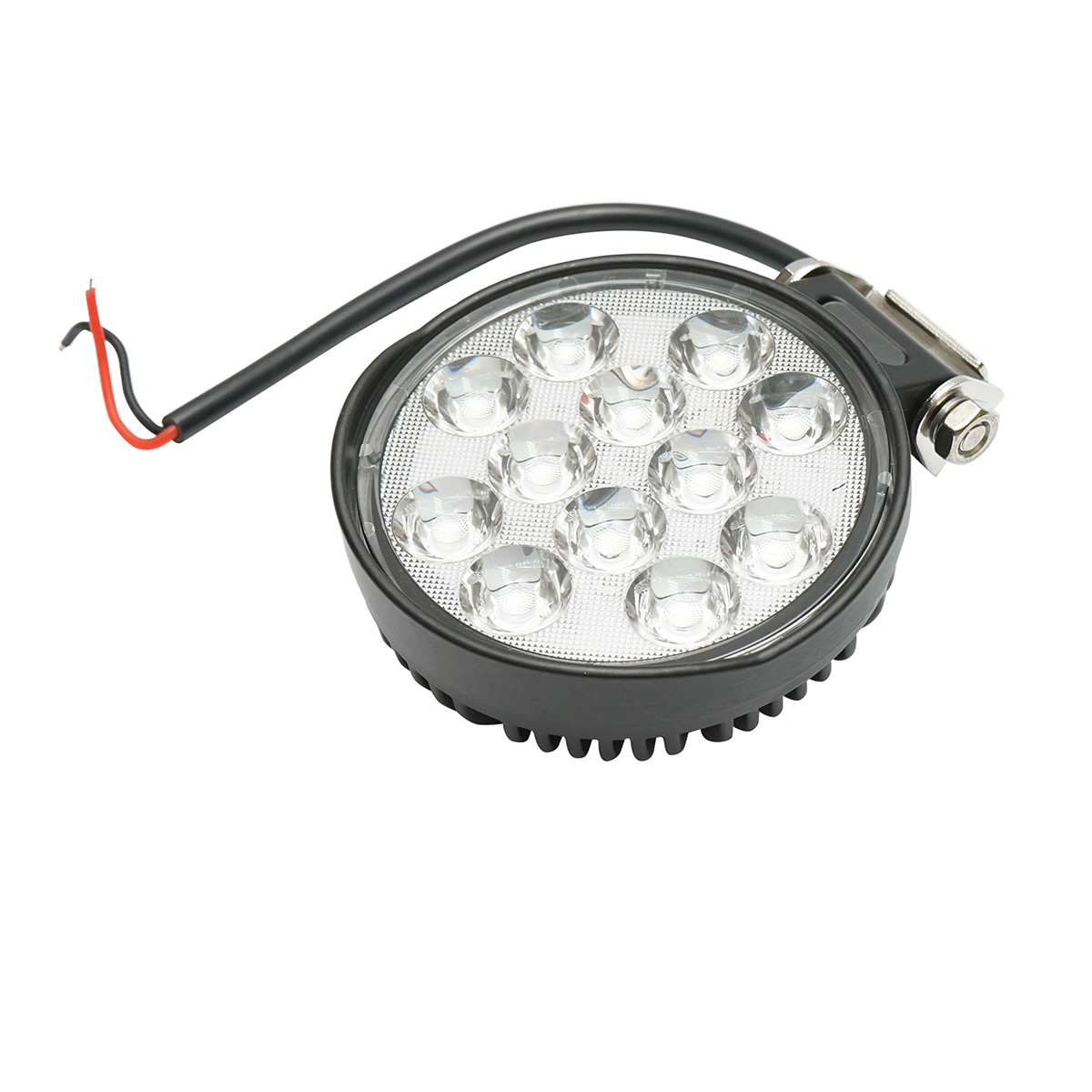 Proiector LED rotund tip spot 12-60V, 36W, carcasa aluminiu 115x115x45mm - imagine 4