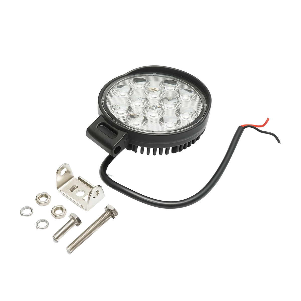 Proiector LED rotund tip spot 12-60V, 36W, carcasa aluminiu 115x115x45mm - imagine 2