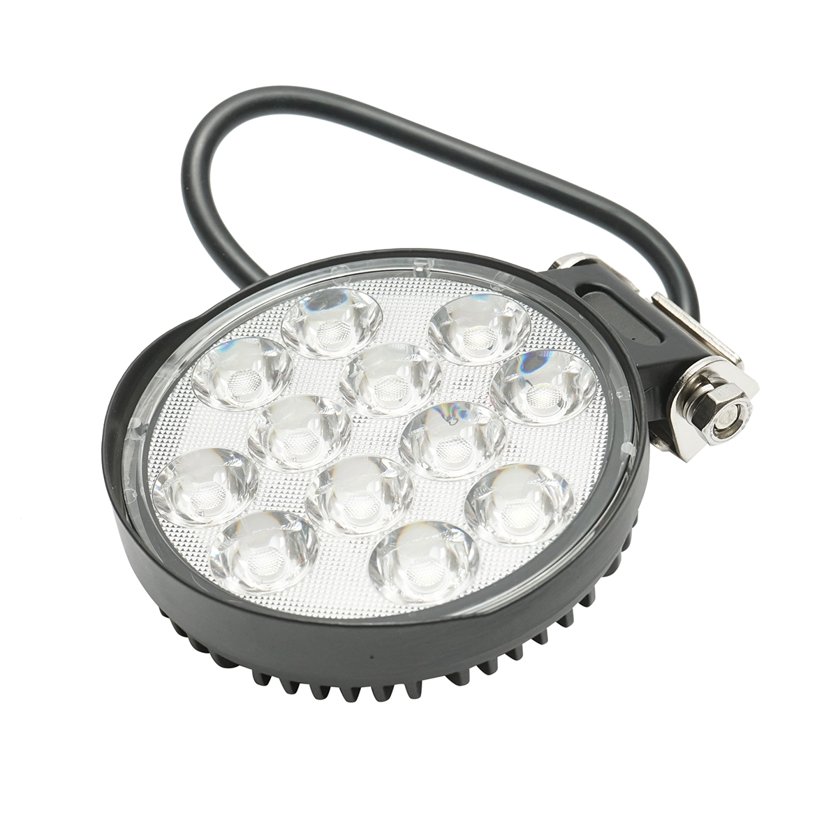 Proiector LED rotund tip spot 12-60V, 36W, carcasa aluminiu 110x110x40mm - imagine 4