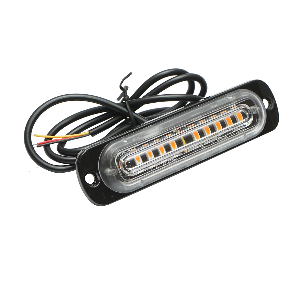 Lampa gabarit LED 12-24V, 10W, galben, 10 LED-uri 110x30x10mm - imagine 3