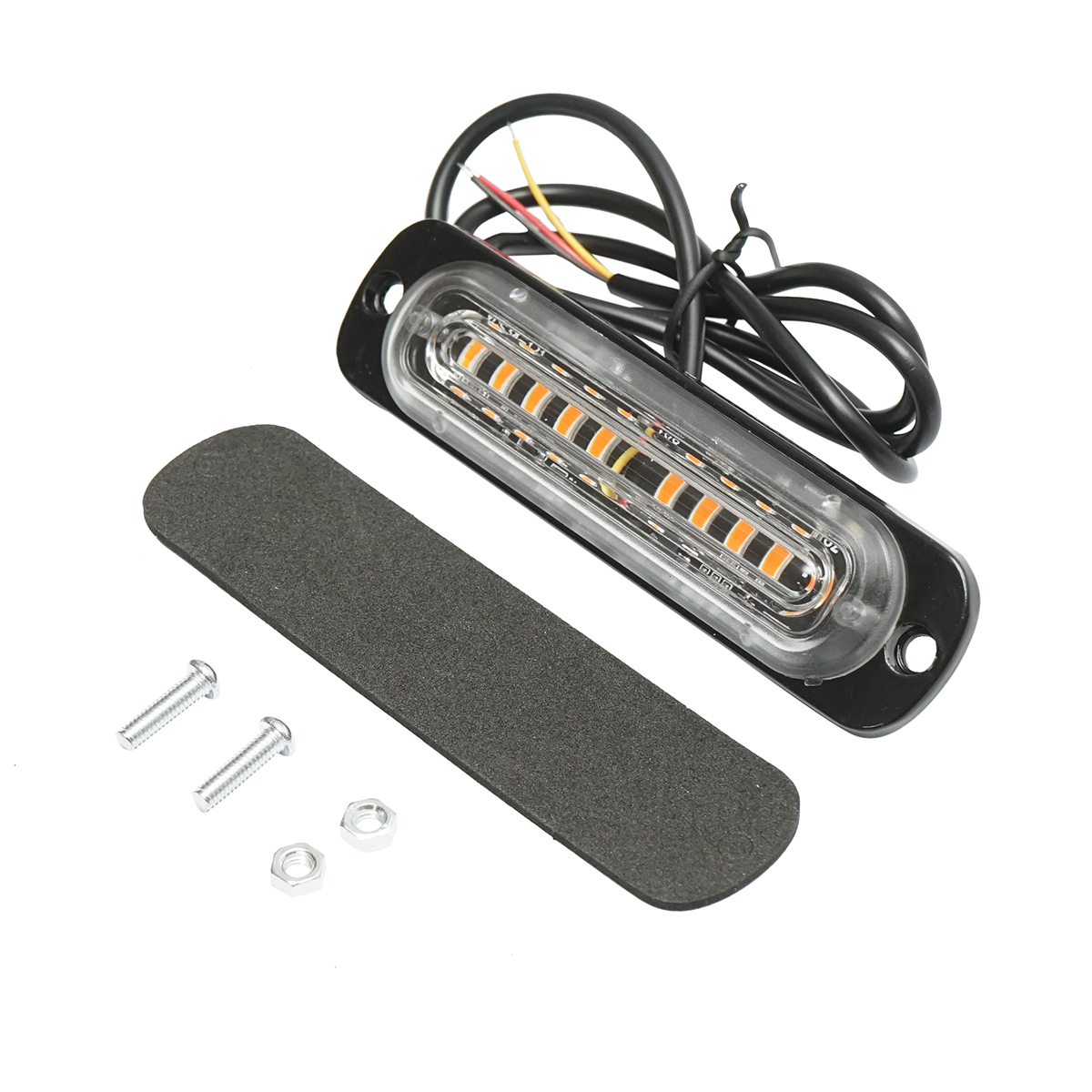Lampa gabarit LED 12-24V, 10W, galben, 10 LED-uri 110x30x10mm - imagine 2