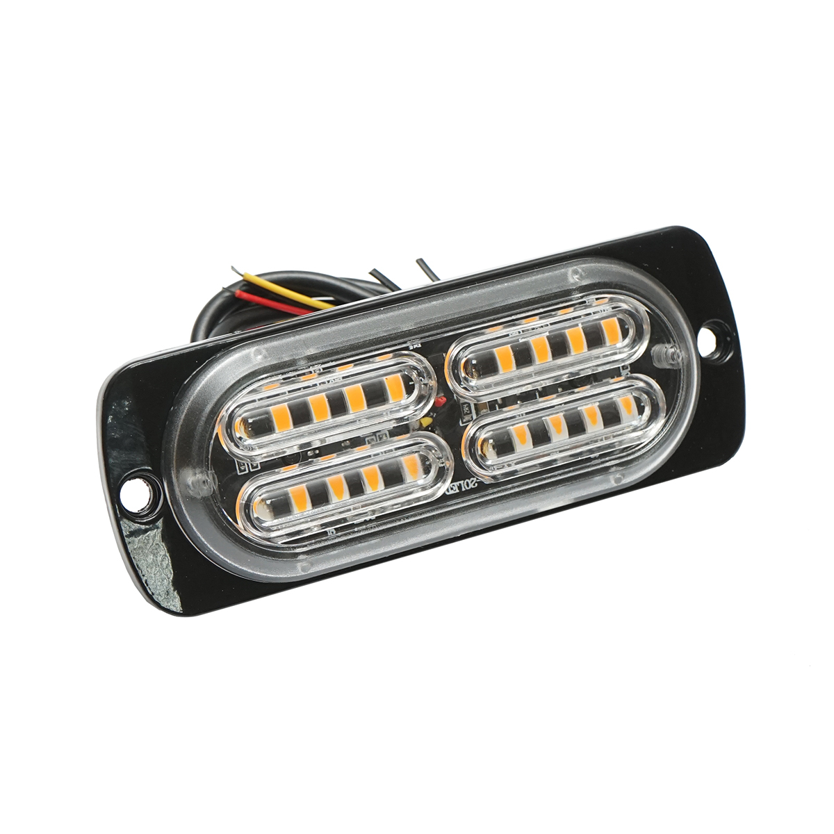Lampa gabarit LED 12-24V, 20W, galben, 20 LED-uri 110x40x12mm - imagine 3