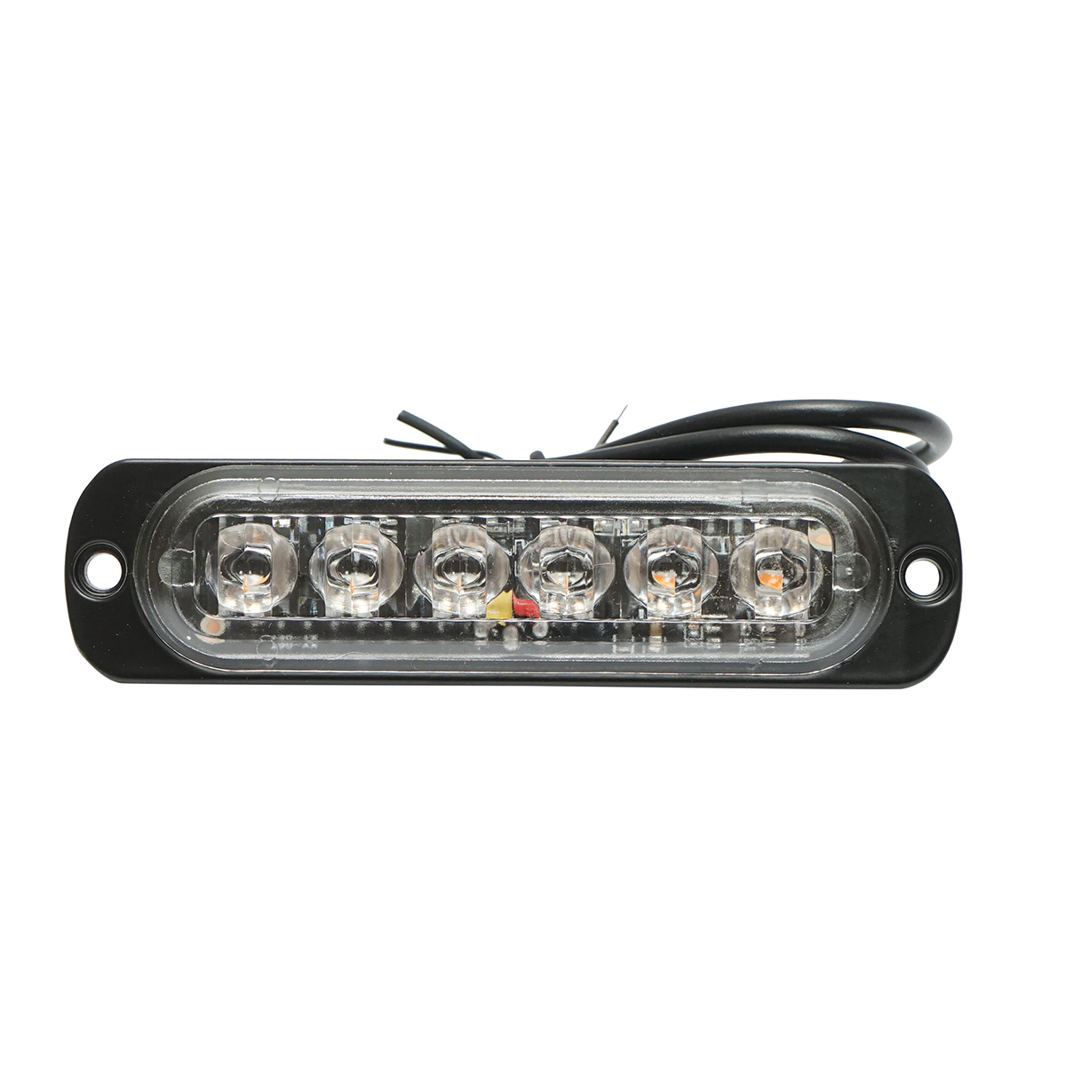 Lampa gabarit LED 12-24V, 6W, galben, 6 LED-uri 110x30x12mm
