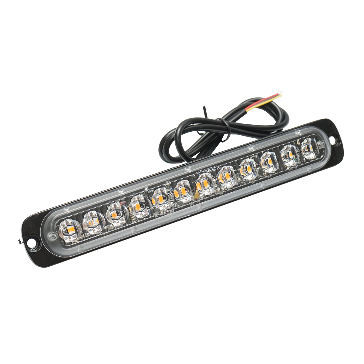 Lampa gabarit LED 12-24V, 24W, galben, 12 LED-uri 190x30x12mm - imagine 3
