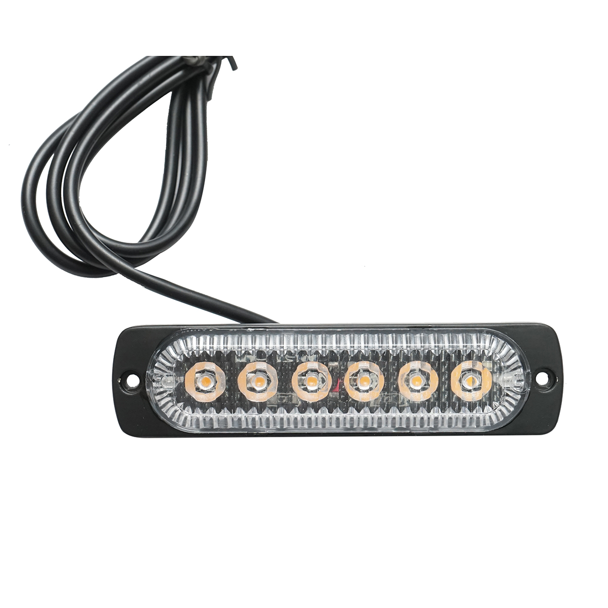 Set 4 lampi LED stroboscopice 24W, 12-24V galben, unitate control cu 4 module 110x28x12mm - imagine 4