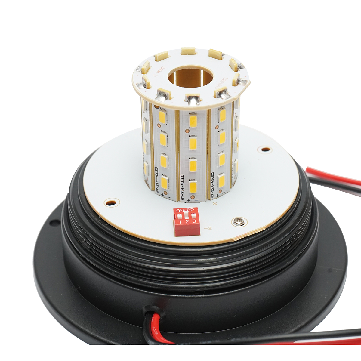 Girofar LED 10-30V cu 3 functii, prindere in 3 suruburi IP65 - imagine 3