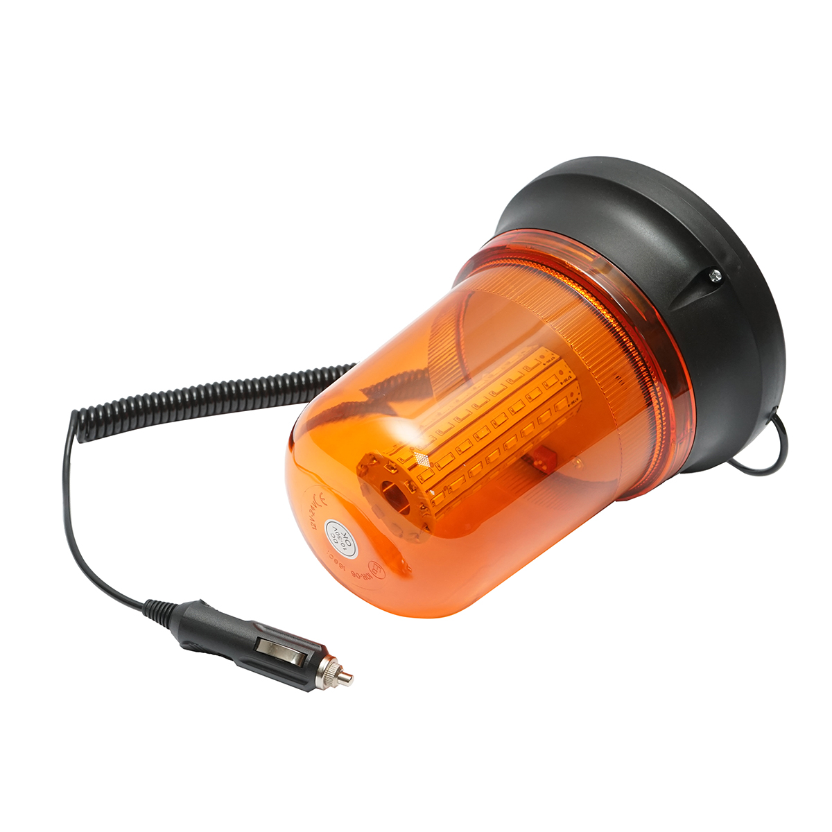 Girofar LED 12-24V cu 3 functii, talpa magnetica, alimentare priza bricheta IP65 - imagine 4