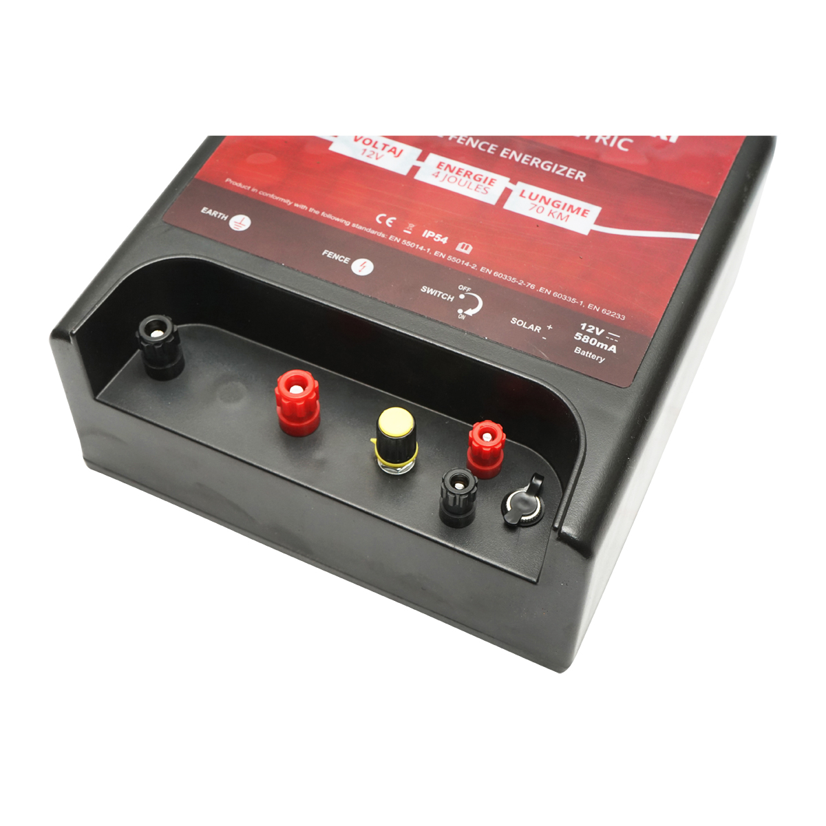 Aparat generator impulsuri DC 12/220V, 4 Joule, 70km pentru gard electric Breckner Germany - imagine 5