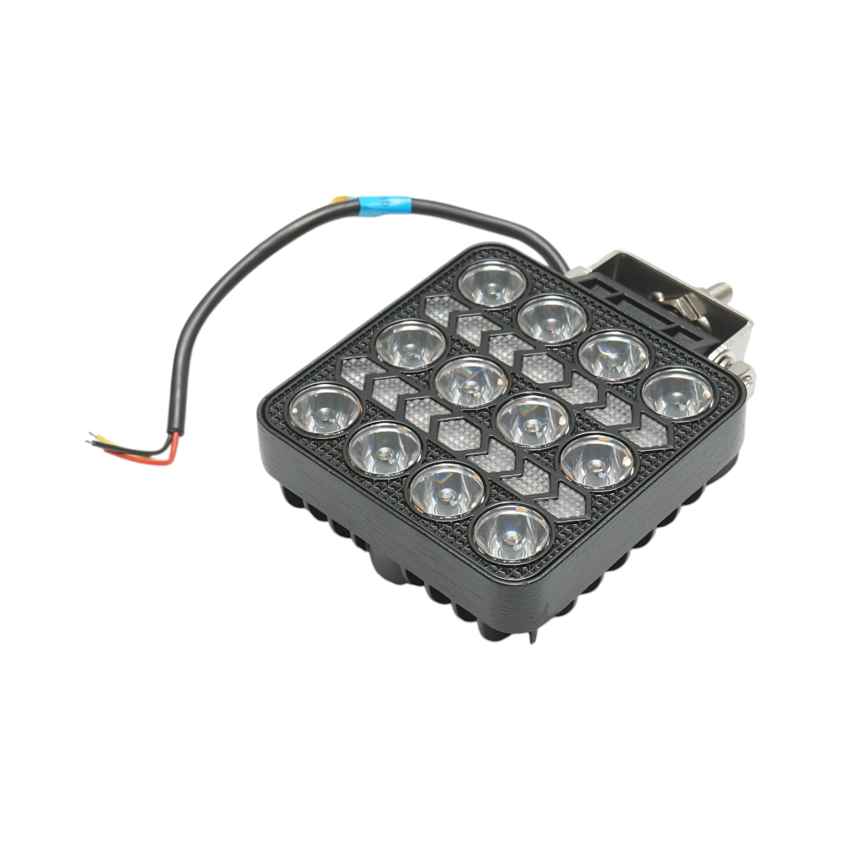 Proiector patrat LED cu DRL 9-80V, 36W alb-galben, carcasa aluminiu 103x103x38mm IP67 Breckner Germany - imagine 4