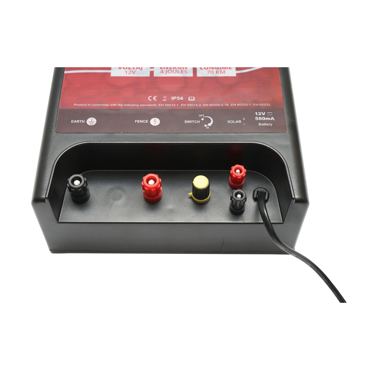 Aparat generator impulsuri DC 12V, 4 Joule, 70km pentru gard electric Breckner Germany - imagine 3