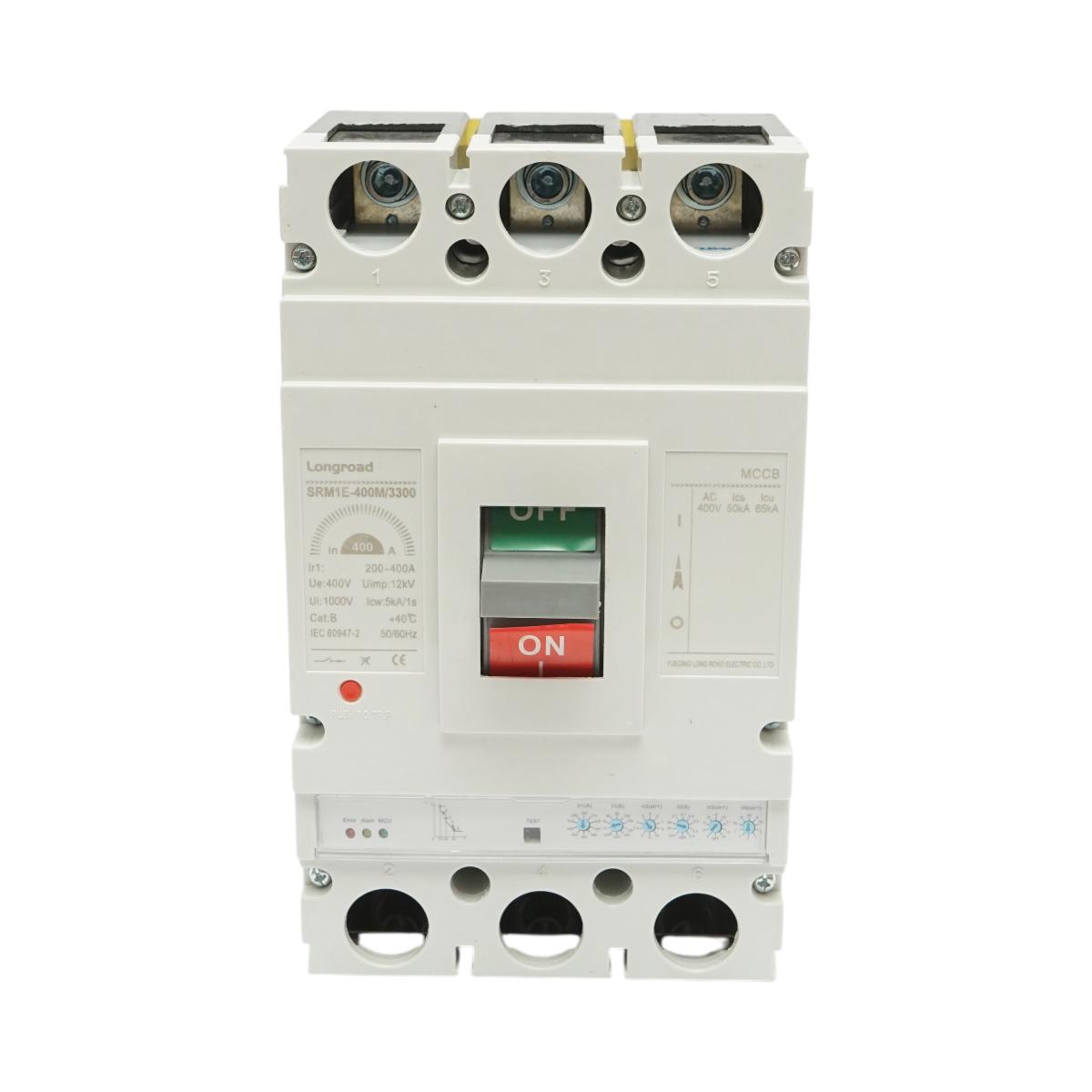 Intrerupator automat de putere MCCB 3P 400V AC, 200-400A SRM1E-400M/3300 Longroad