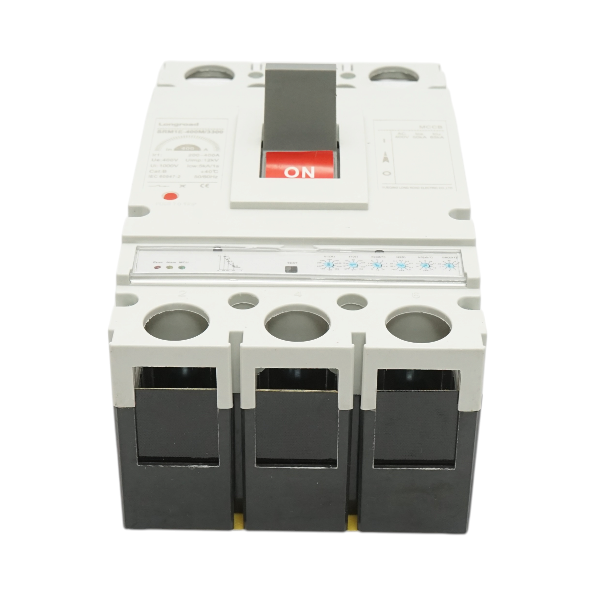 Intrerupator automat de putere MCCB 3P 400V AC, 200-400A SRM1E-400M/3300 Longroad - imagine 2