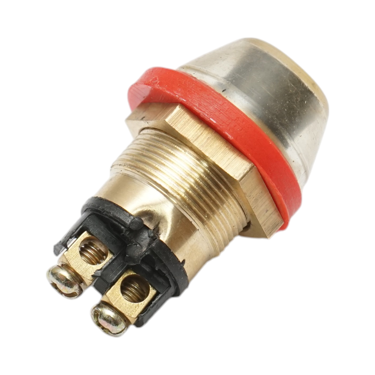 Buton universal pornire/claxon cu capac impermeabil, prindere 19mm - imagine 2