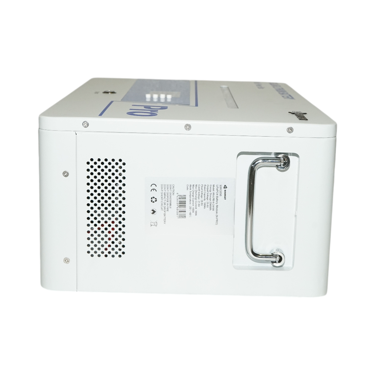 Baterie Li-ion 2.56kW LiFePO4 25.6V, 100Ah cu BMS, deep cycle, display LCD 410x370x160mm IP54 Bourget - imagine 4