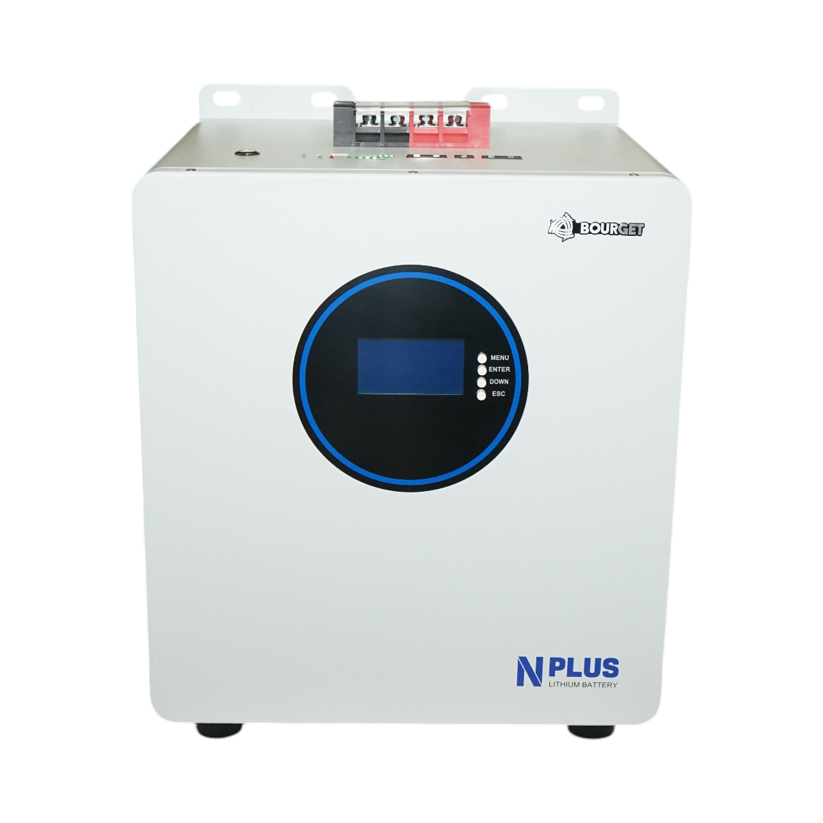 Baterie Li-ion 5.12kW LiFePO4 51.2V, 100Ah cu BMS, deep cycle, display LCD 570x410x160mm IP54 Bourget