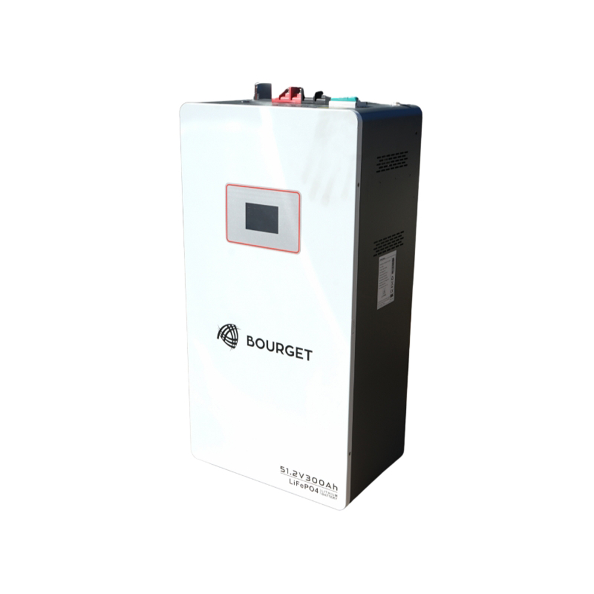 Baterie Li-ion 15.36kW LiFePO4 51.2V, 300Ah cu BMS, deep cycle, display LCD IP54 Bourget