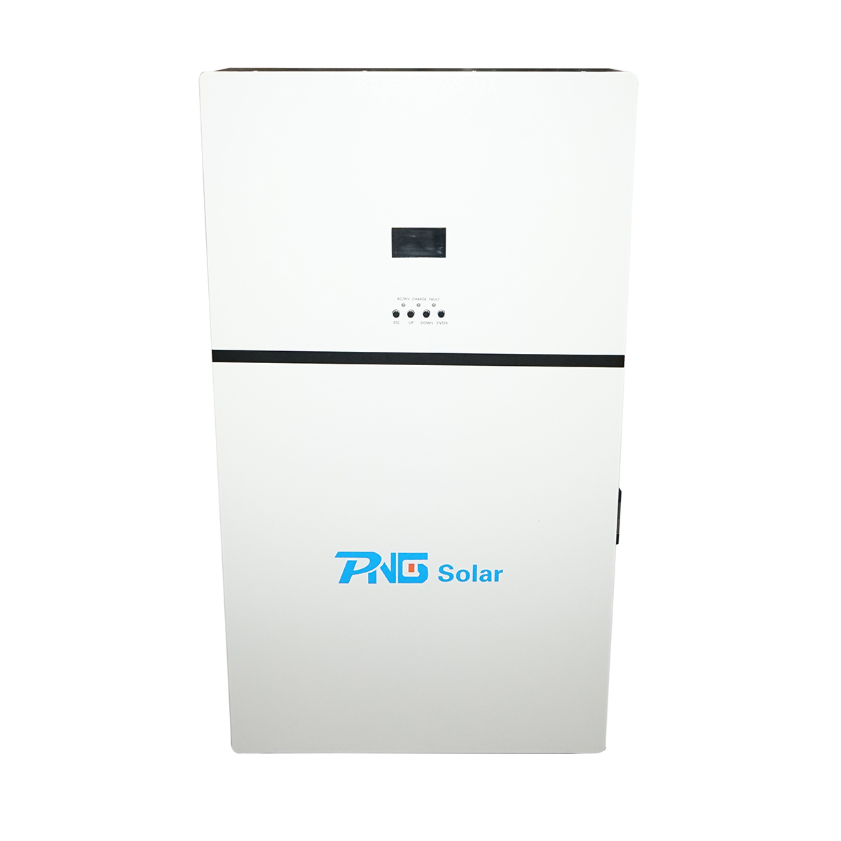 Sistem solar All-in-One cu invertor hibrid 5kW ON/OFF GRID monofazic, baterie integrata Li-ion 5.12kWh LiFePO4 51.2V 100Ah IP54