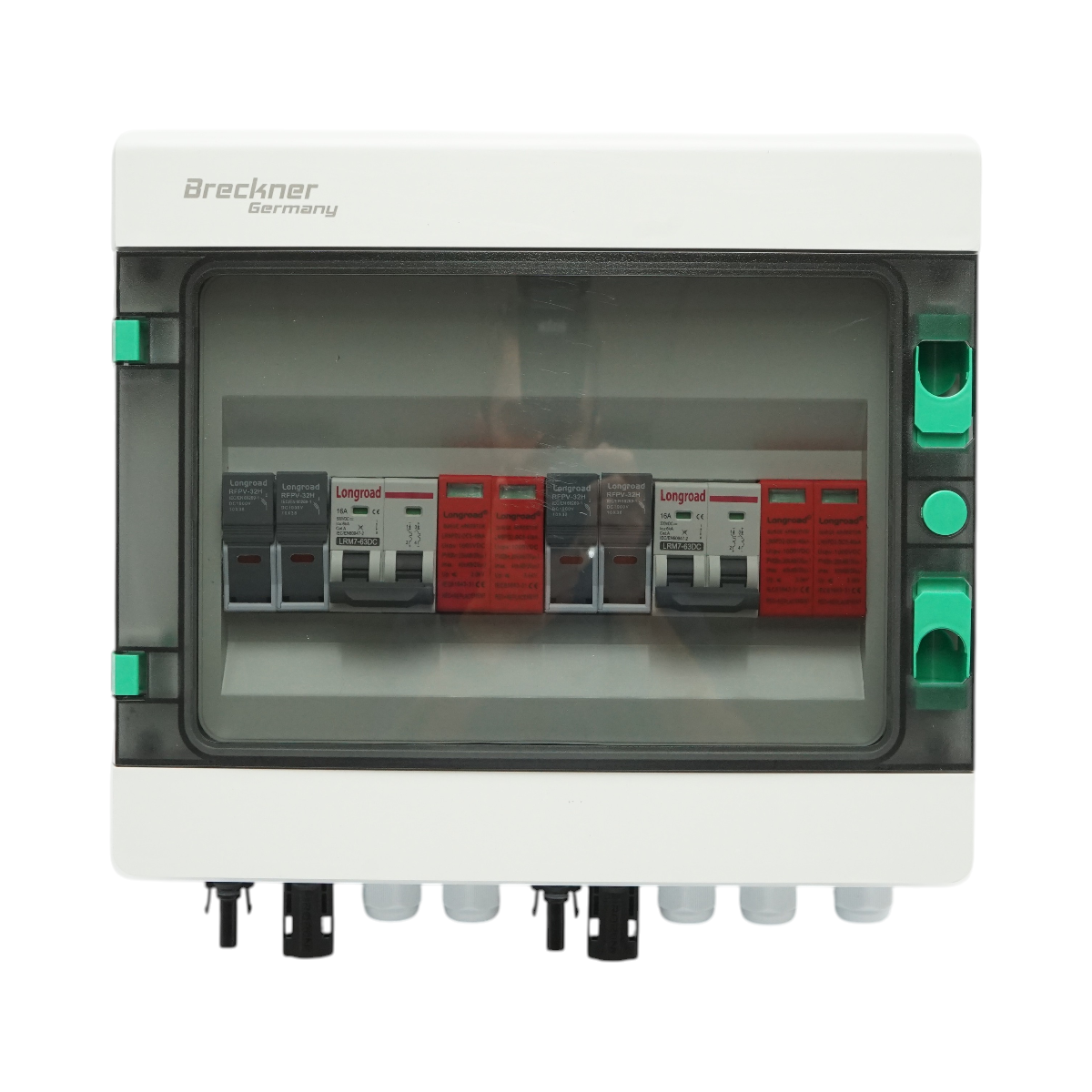 Tablou sigurante echipat 10KW DC sistem fotovoltaic 2 stringuri ON/OFF GRID IP65 Breckner Germany - imagine 2