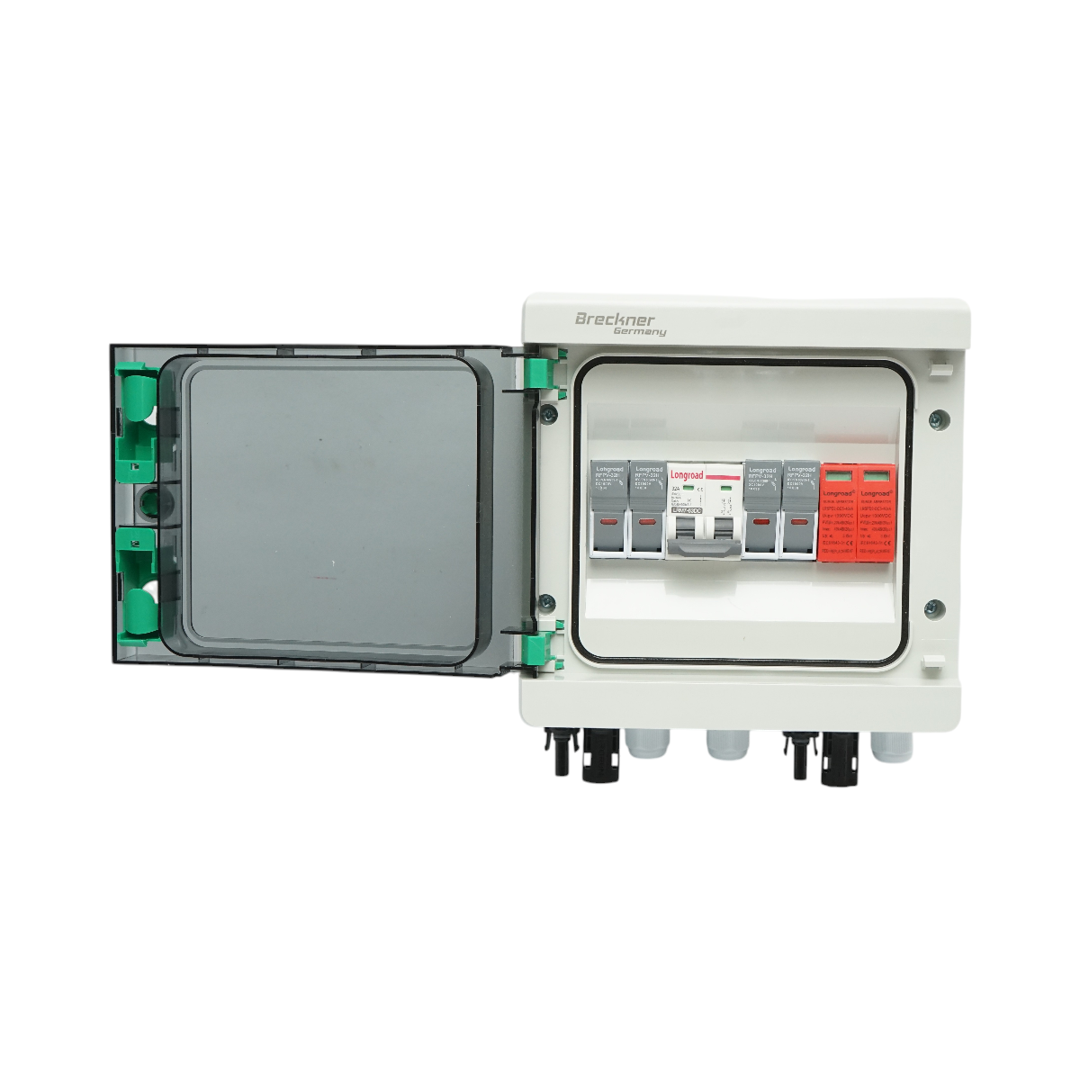 Tablou sigurante echipat 6KW DC sistem fotovoltaic 2 stringuri ON/OFF GRID Breckner Germany